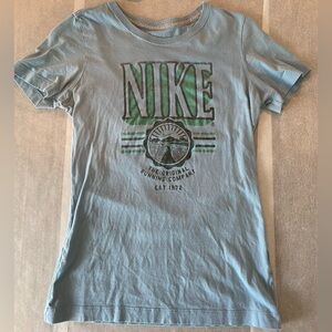 Nike tee shirt, light blue, size Medium